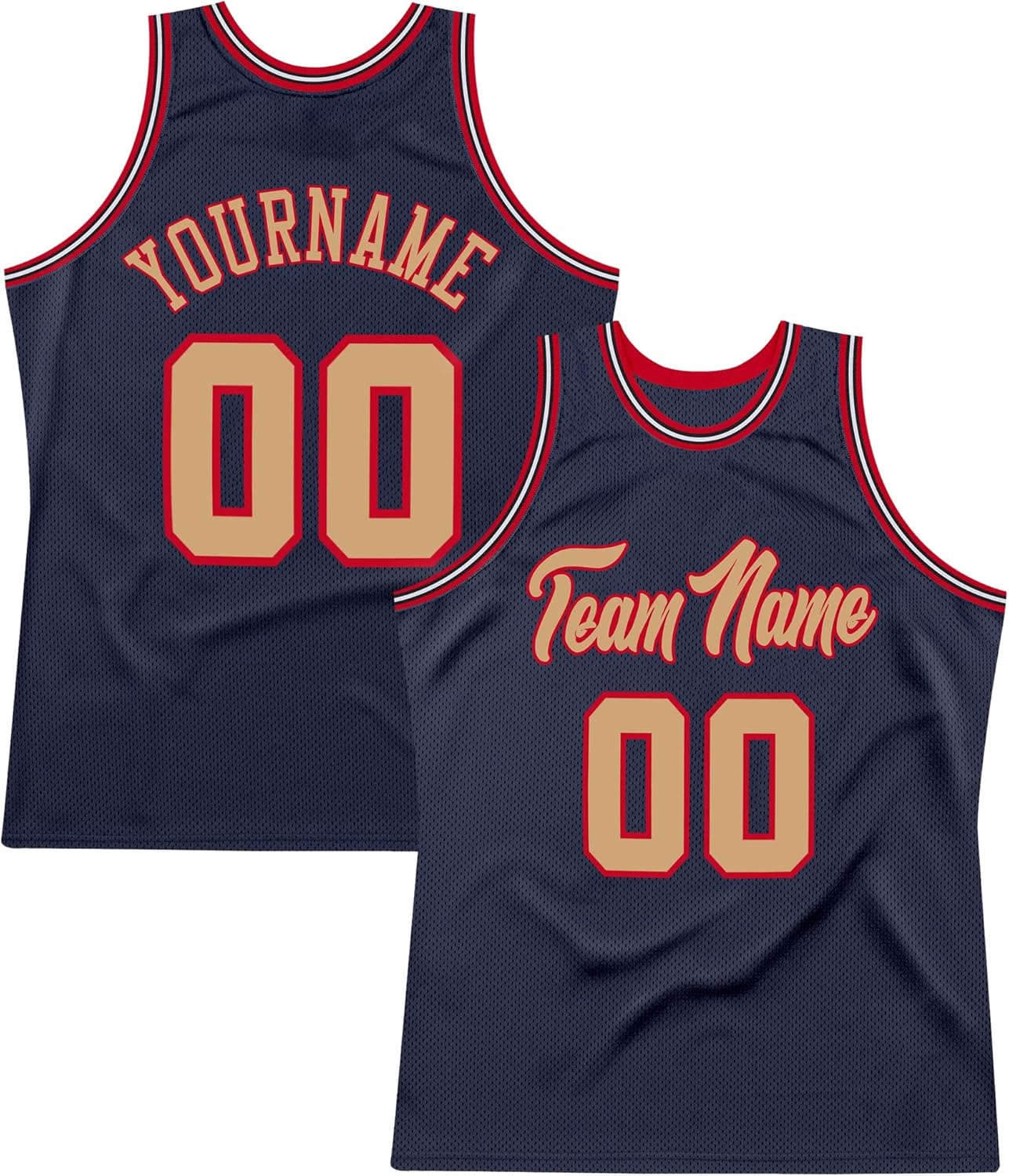 Custom Name Team Name Number Black Blue-Orange Authentic Throwback Basketball Jersey, Personalized Uniform Basketball Shirt - Image 31