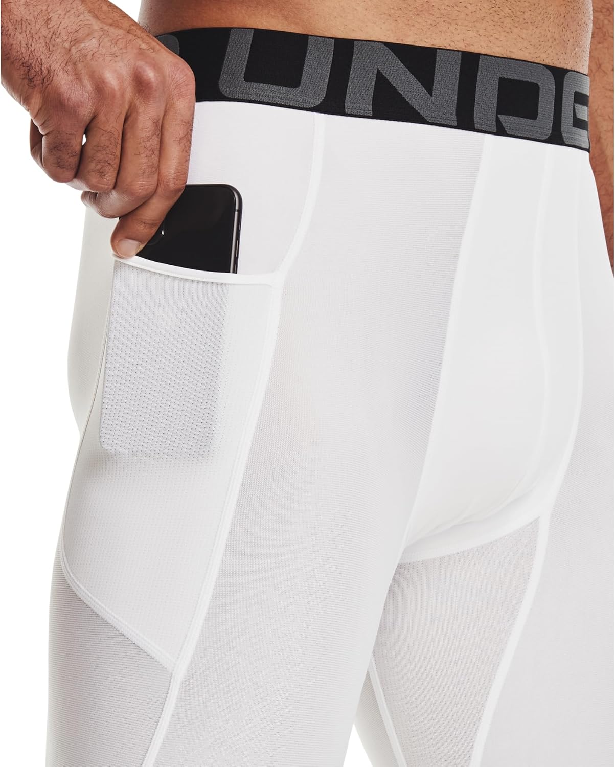 Under Armour Mens HeatGear Armour 3/4 Leggings - Image 6