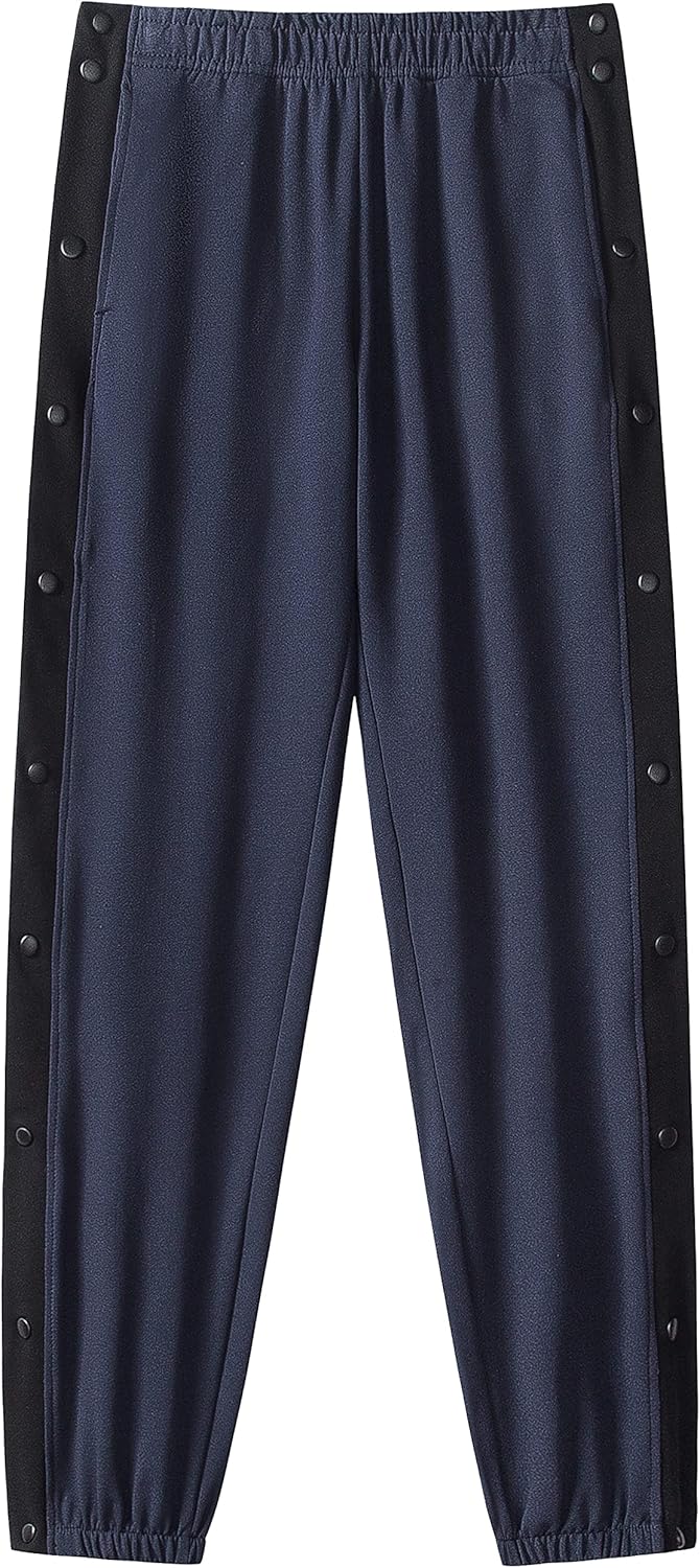 Chrisuno Men's Sweatpants Tear Away Basketball Sweat Pants Athletic Joggers - Image 10