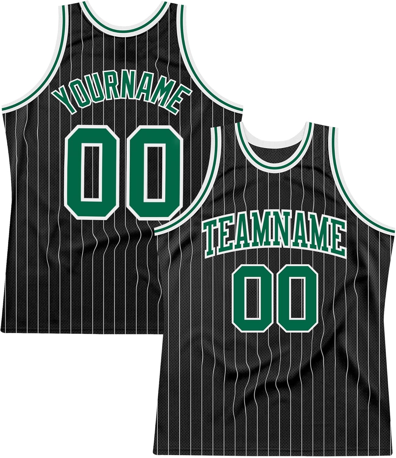 Custom Name Team Name Number Black White Pinstripe Maroon-White Authentic Basketball Jersey, Personalized Basketball Jersey - Image 11
