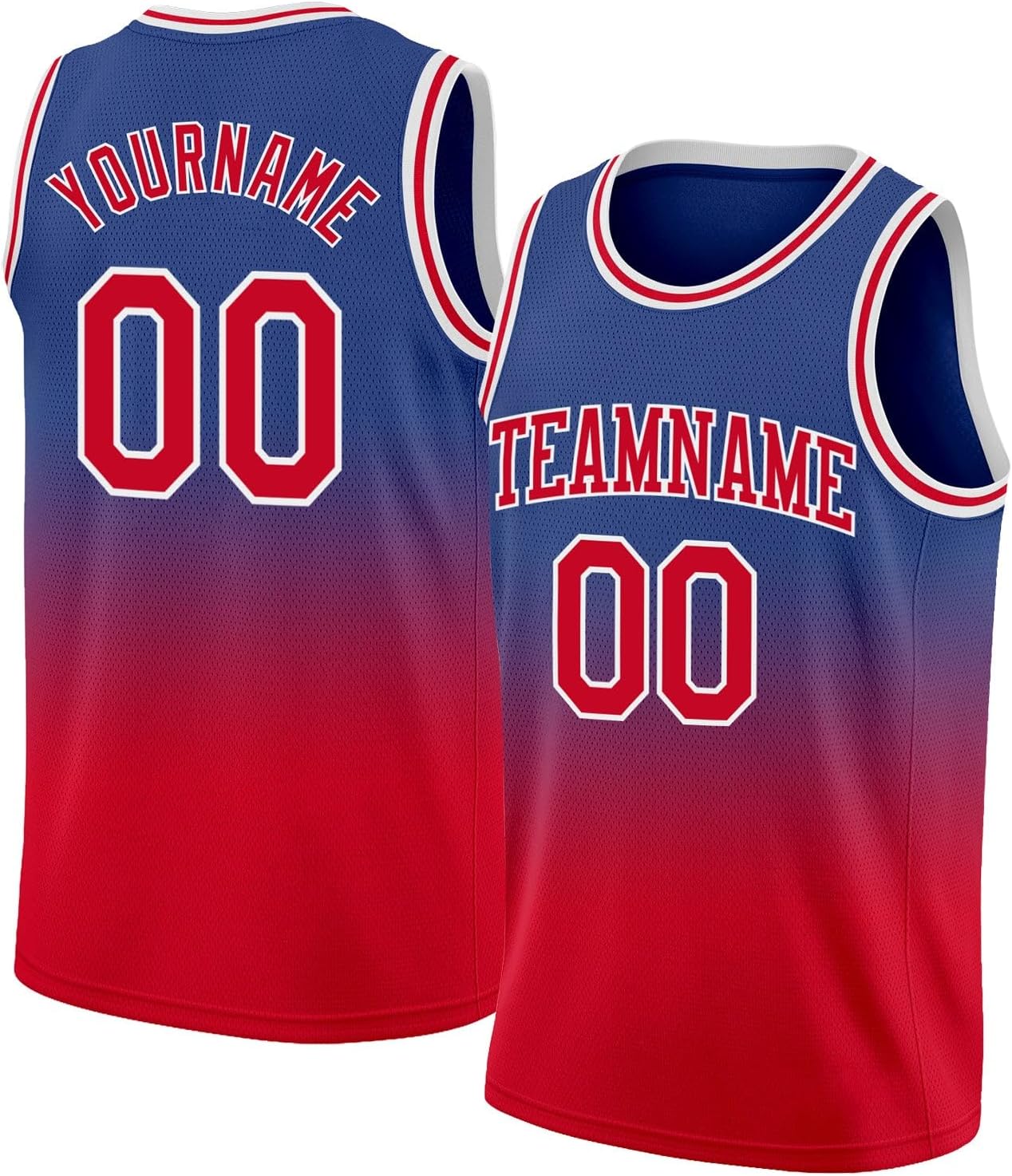 Custom Name Team Name Number Black Blue-Orange Authentic Throwback Basketball Jersey, Personalized Uniform Basketball Shirt - Image 17