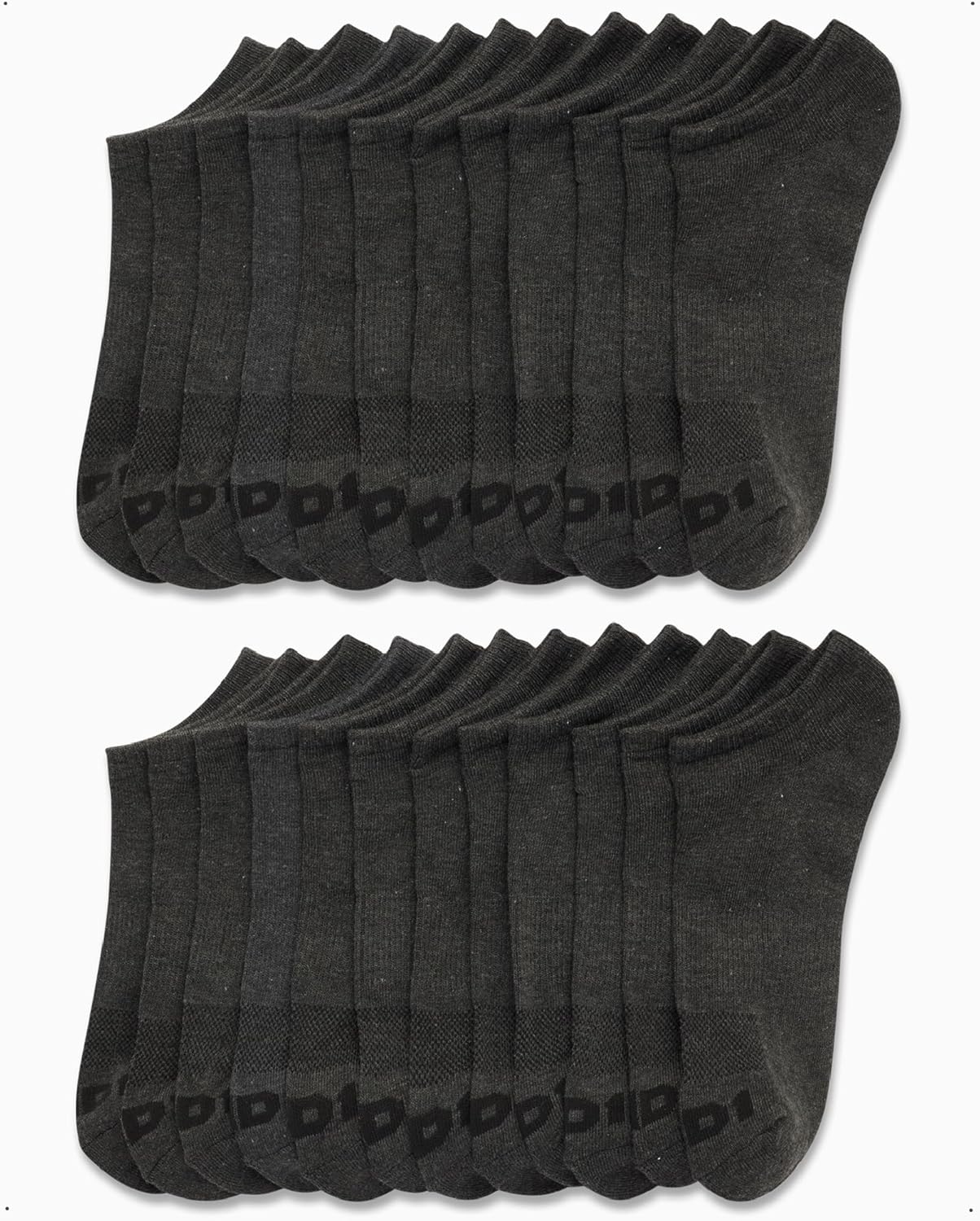 AND1 Men's Socks - Athletic Cushion Low Cut Socks (24 Pack) - Image 3