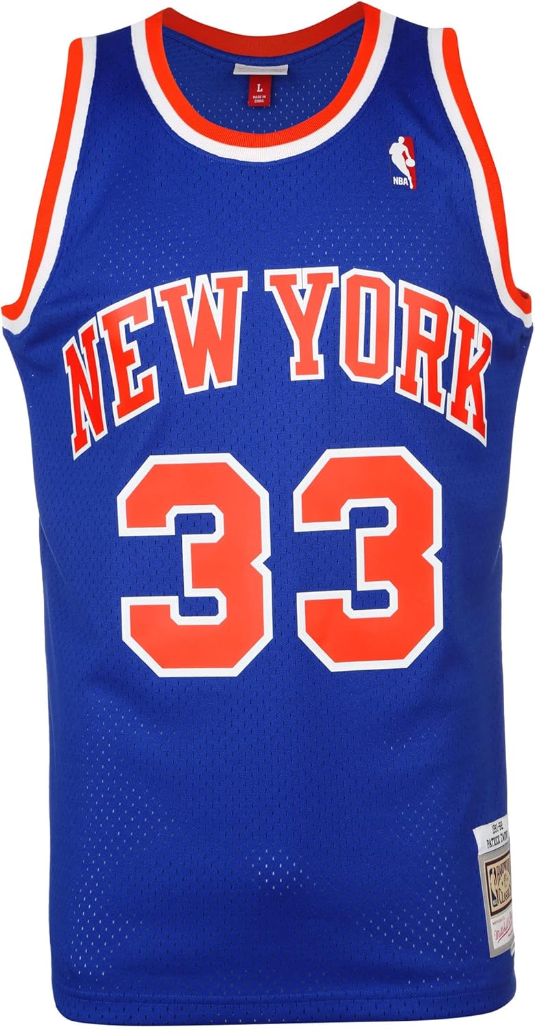 New York Knicks Patrick Ewing 1991 Road Swingman Jersey - Image 2