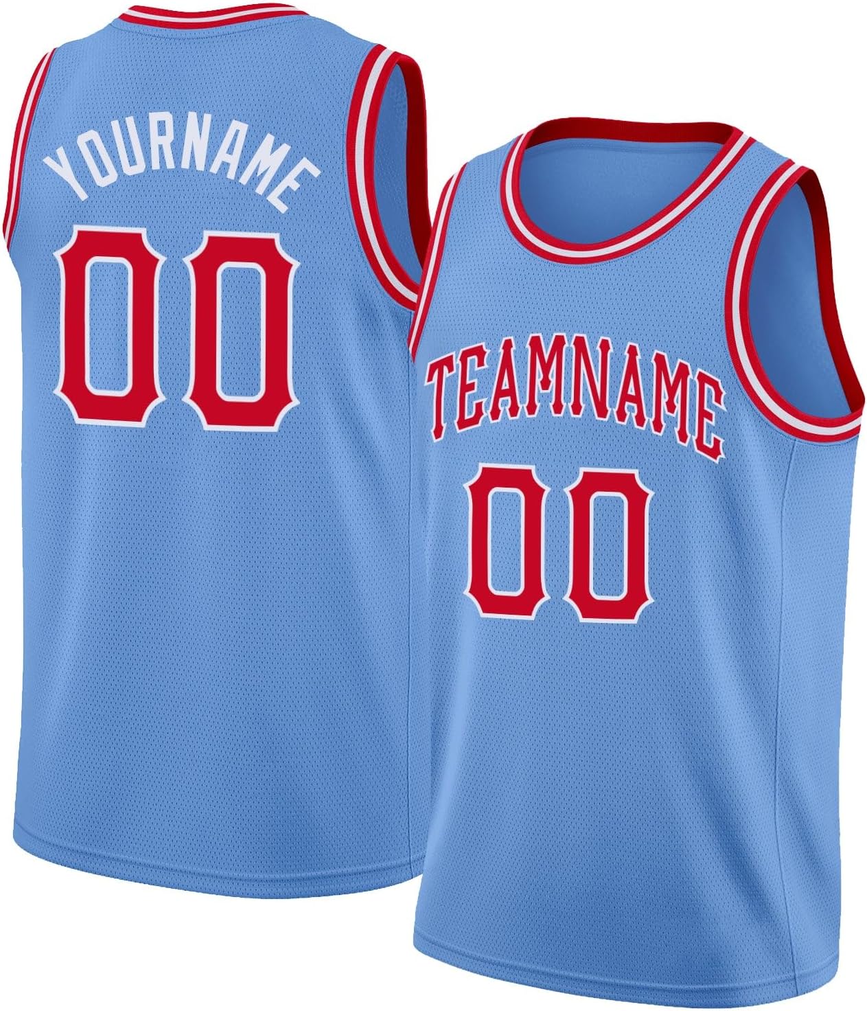 Custom Name Team Name Number Black Gold-Red Round Neck Rib-Knit Basketball Jersey, Personalized Uniform Basketball Shirt - Image 15