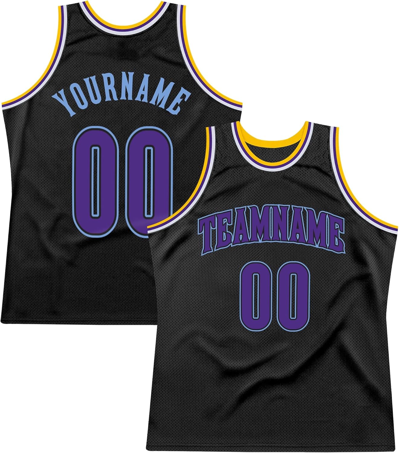 Custom Name Team Name Number Black Red-Royal Autism Authentic Basketball Jersey, Personalized Uniform Basketball Shirt - Image 25