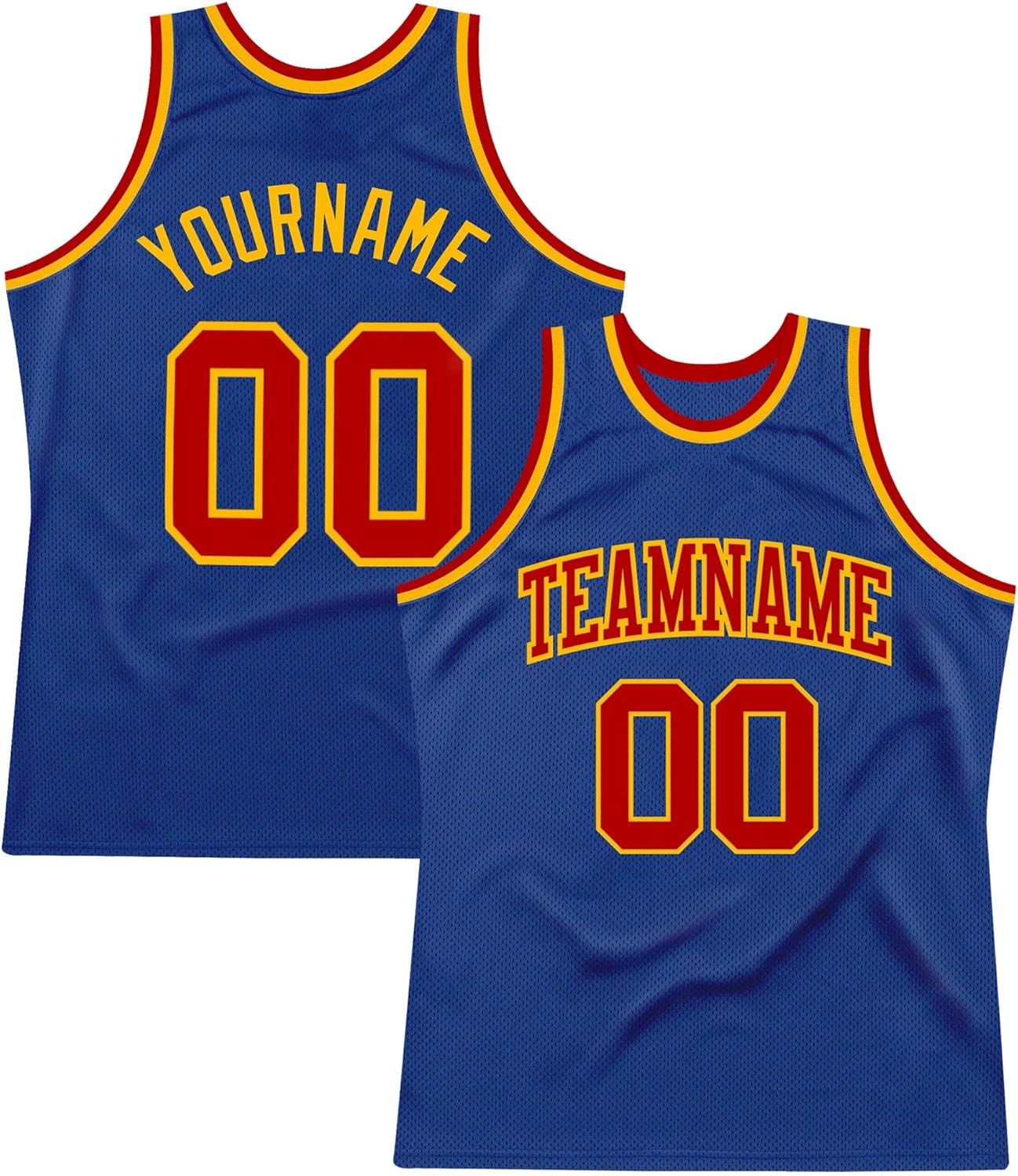 Custom Name Team Name Number Black Red-Royal Autism Authentic Basketball Jersey, Personalized Uniform Basketball Shirt - Image 26
