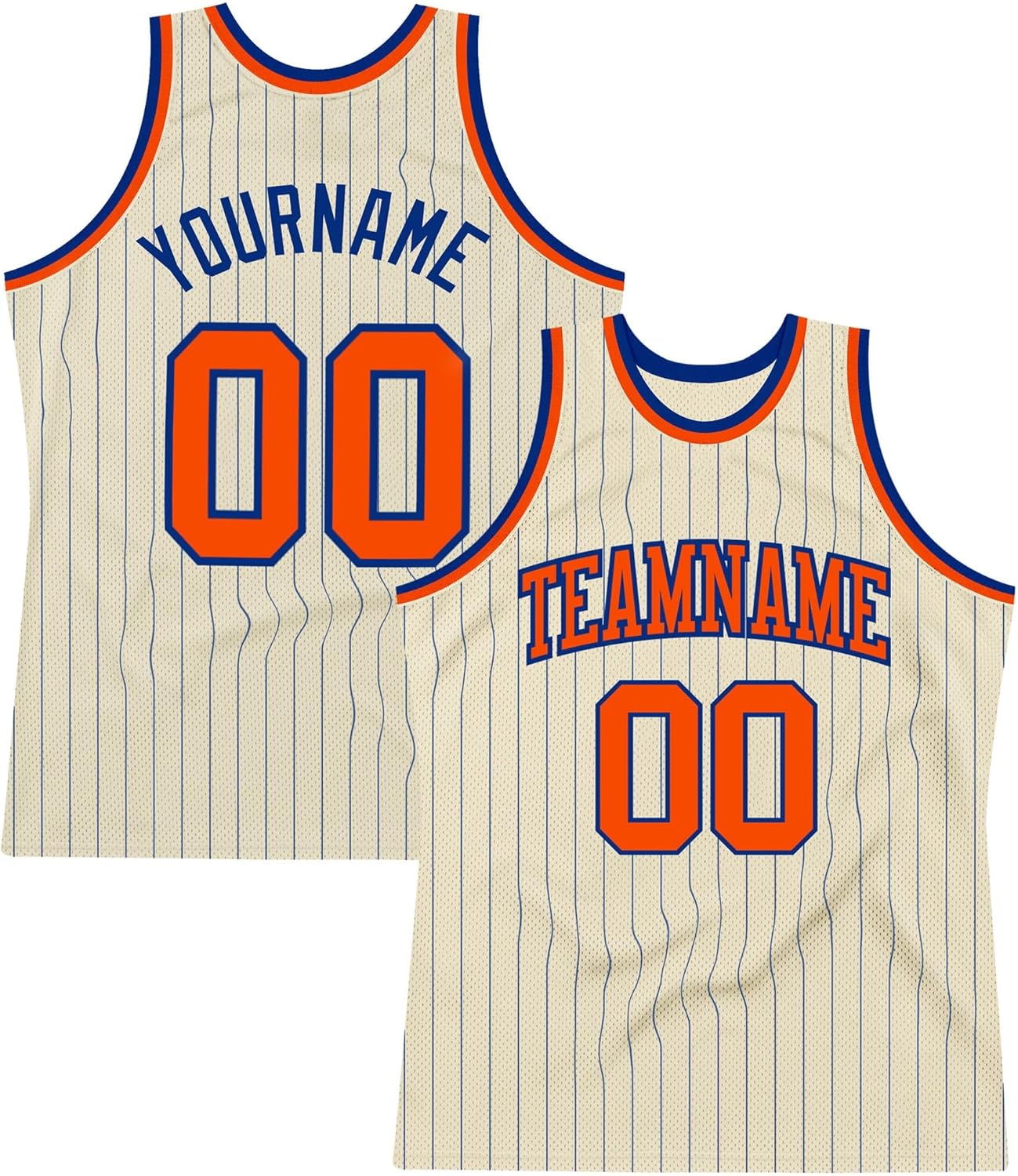 Custom Name Team Name Number Red White-Royal Authentic Throwback Basketball Jersey, Personalized Uniform Basketball Shirt - Image 24