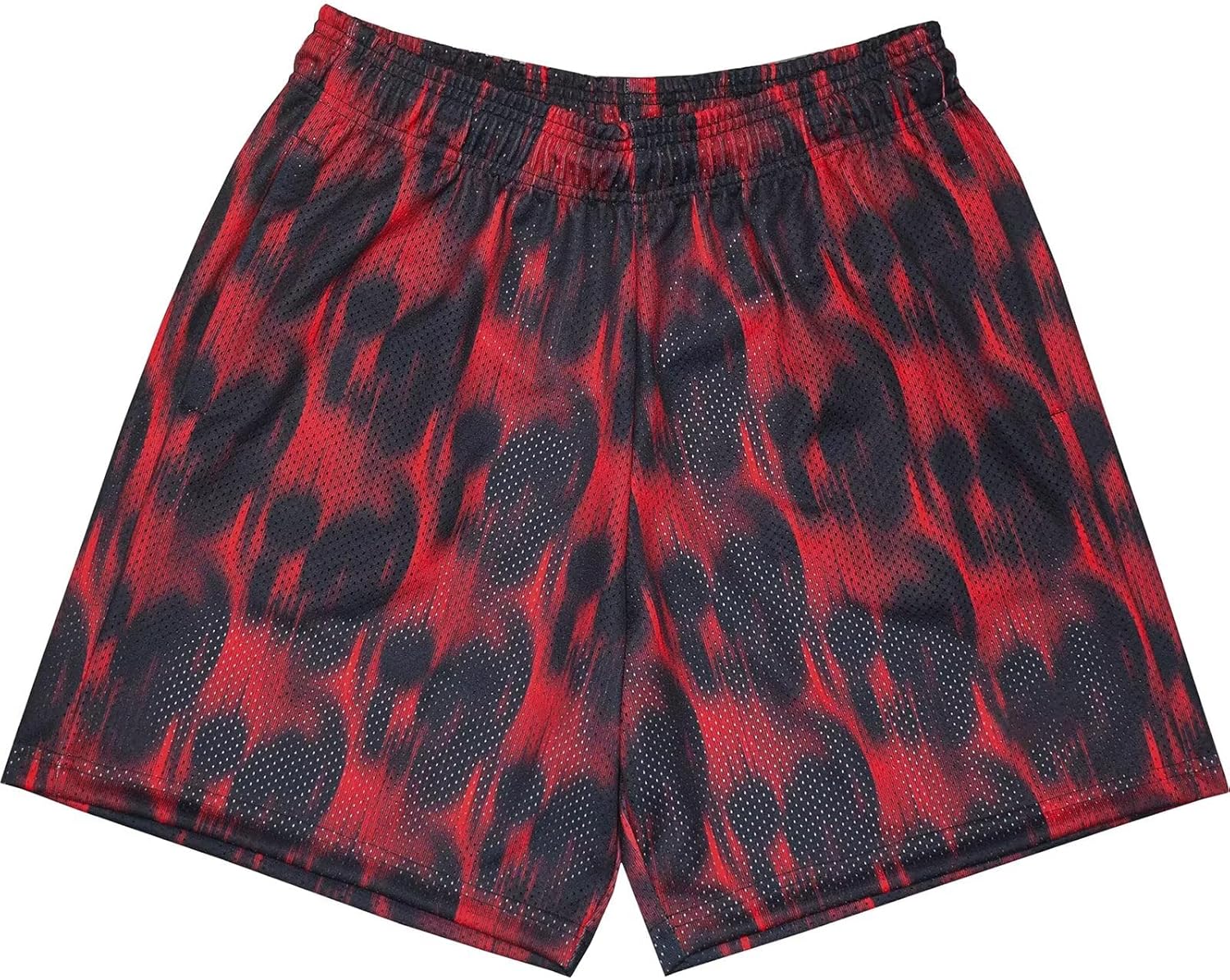 Men’s Mesh Basketball Shorts Camo Print Breathable Athletic Shorts Running Gym Outdoor Casual Wear - Image 15