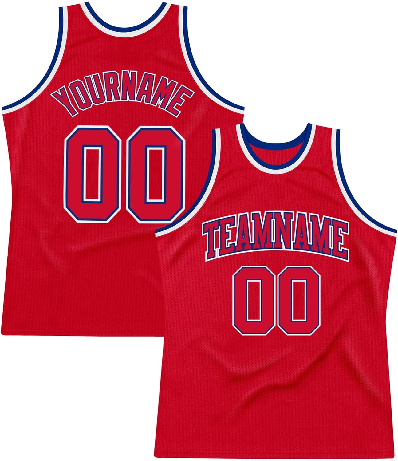 Custom Name Team Name Number Gray Royal-Gold Authentic Throwback Basketball Jersey, Personalized Basketball Jersey - Image 23