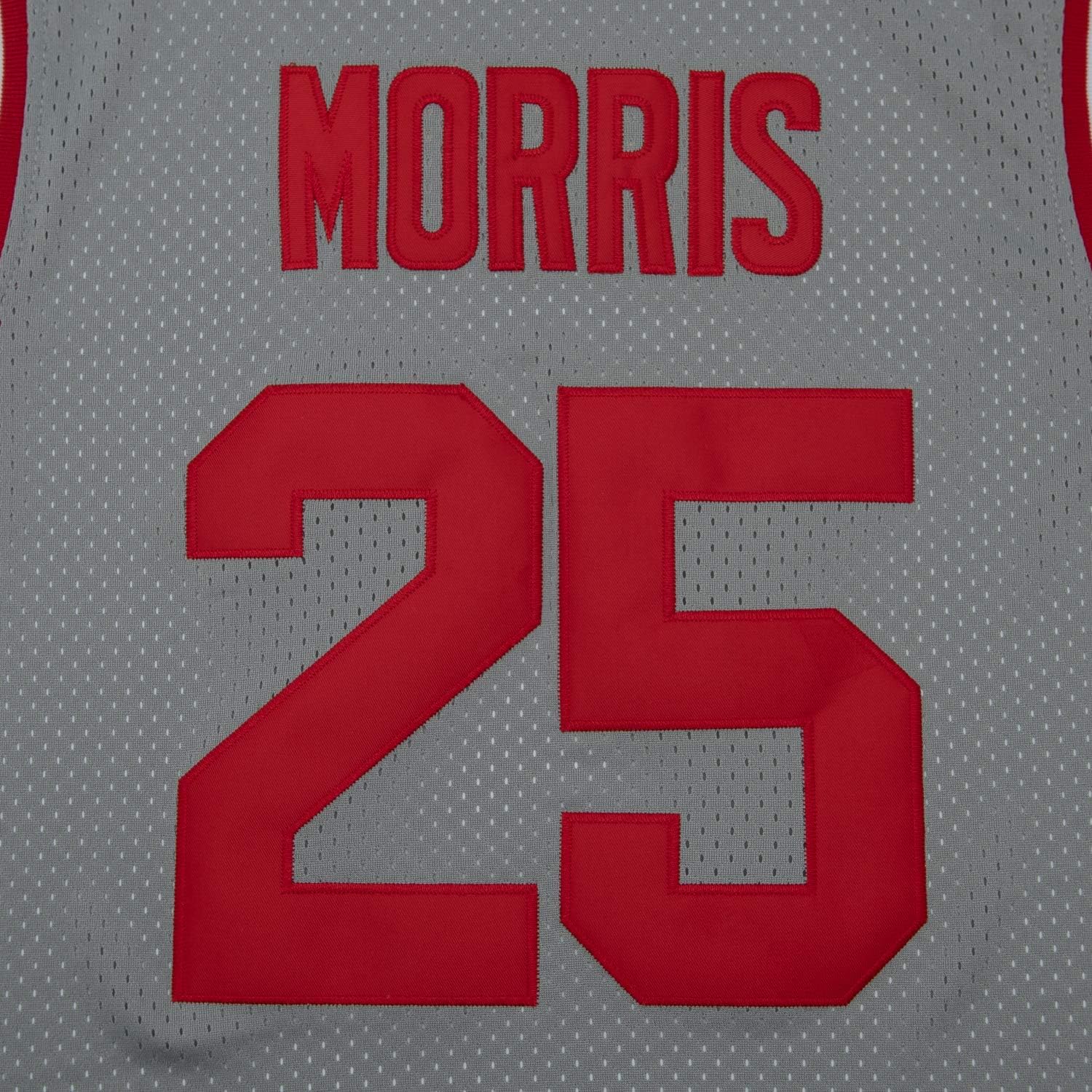 Morris Jersey #25 Bayside Basketball Jersey Grey S-XXXL - Image 5