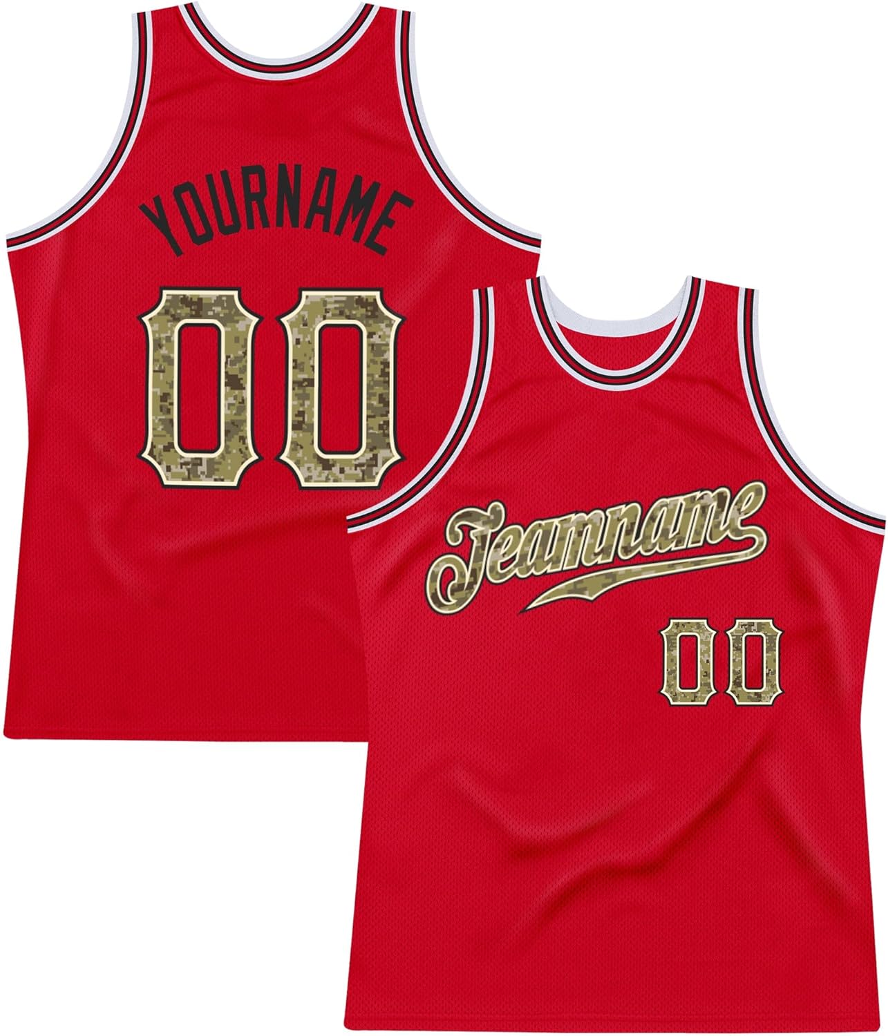 Custom Name Team Name Number Blue Pinstripe White-Red Authentic Basketball Jersey, Personalized Uniform Basketball Shirt - Image 31