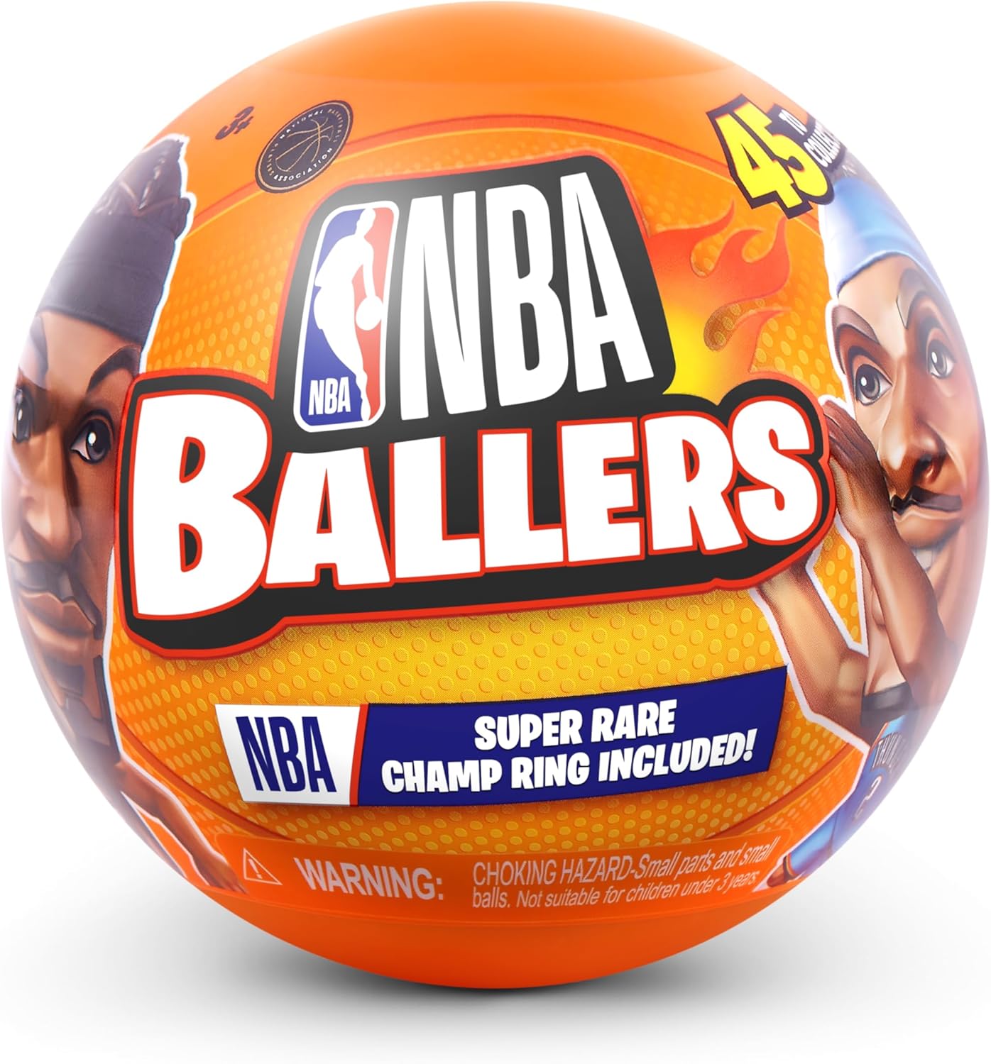 5 Surprise NBA Ballers Series 2 by ZURU, Licensed NBA Collectible, Surprise Unboxing Basketball Collectible Sports Toy for Boys, Ages 3 and up (2 Capsules) - Image 2