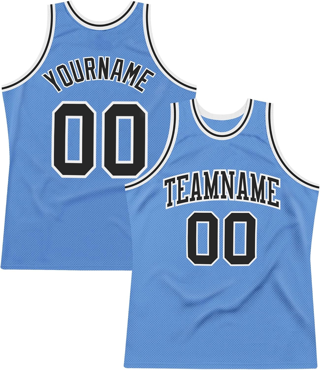 Custom Name Team Name Number Black White Pinstripe White Authentic Basketball Jersey, Personalized Uniform Basketball Shirt - Image 20