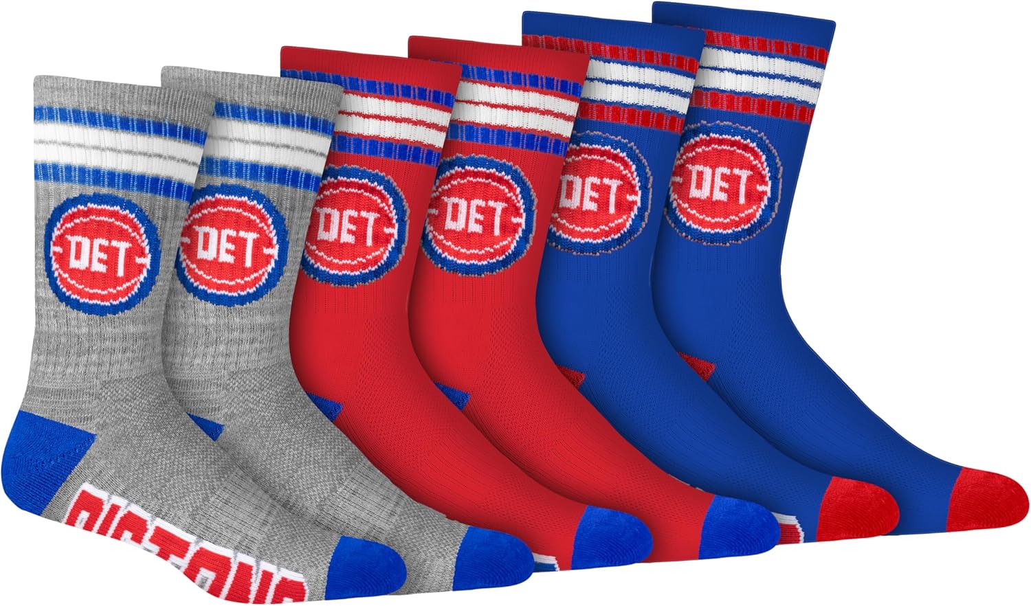 Ultra Game Men's NBA Official Athletic Cushioned Secure Fit Team Crew Socks – 3 Pack - Image 16
