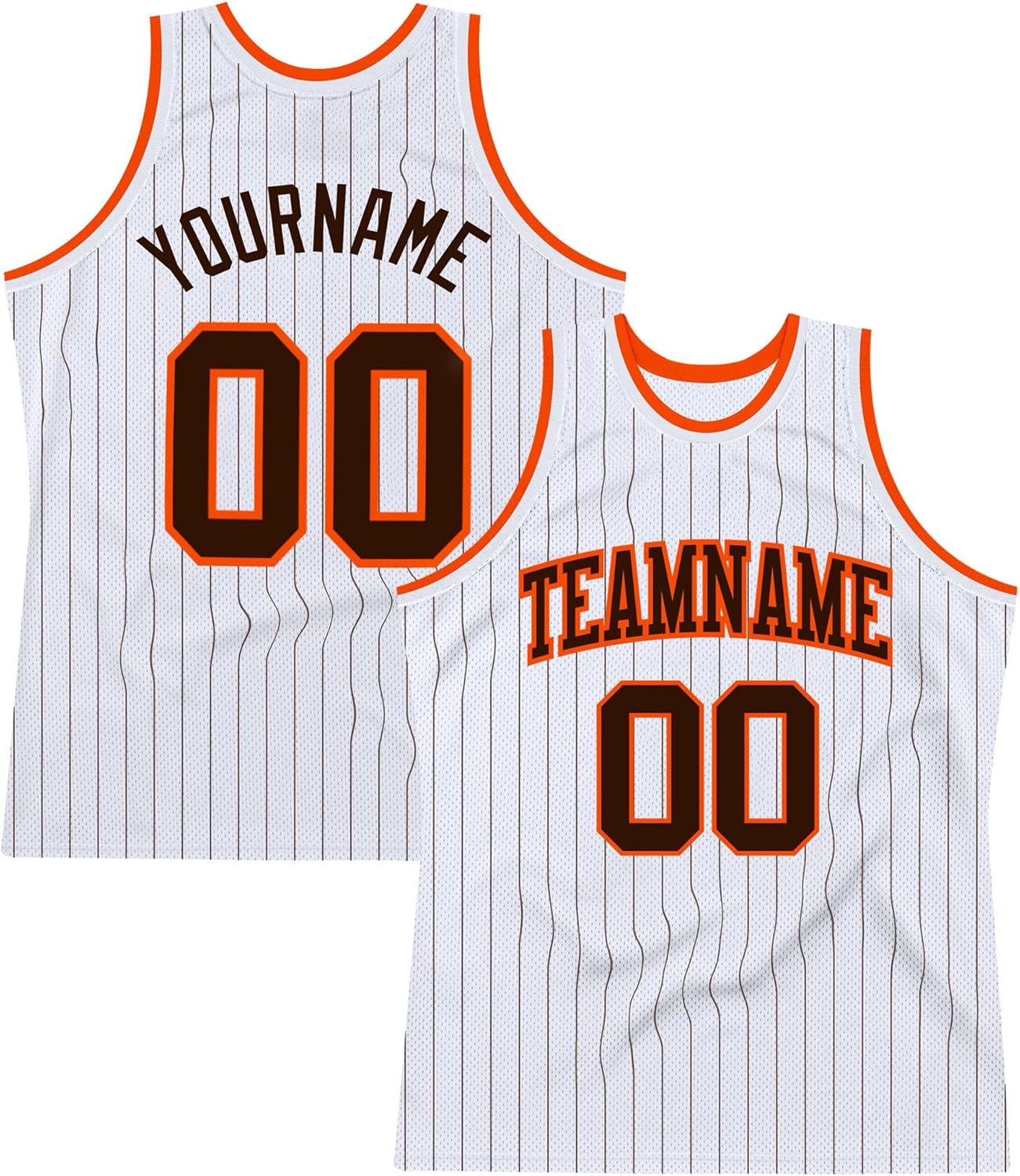 Custom Name Team Name Number White Teal Pinstripe Black Authentic Basketball Jersey, Personalized Basketball Jersey - Image 17