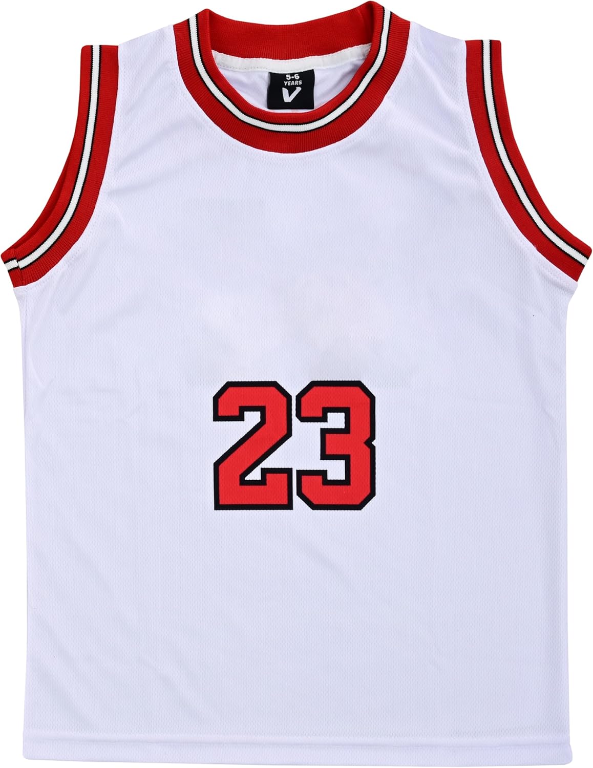 VEGAS APPAREL Kids Basketball Kit, 2 Piece Sleeveless Kids Basketball Jersey Shirt & Shorts for 2-14 Years Unisex Children - Image 2