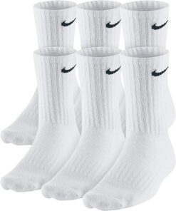 Nike unisex-adult Everyday Cushioned Training Crew Socks (6 Pairs)