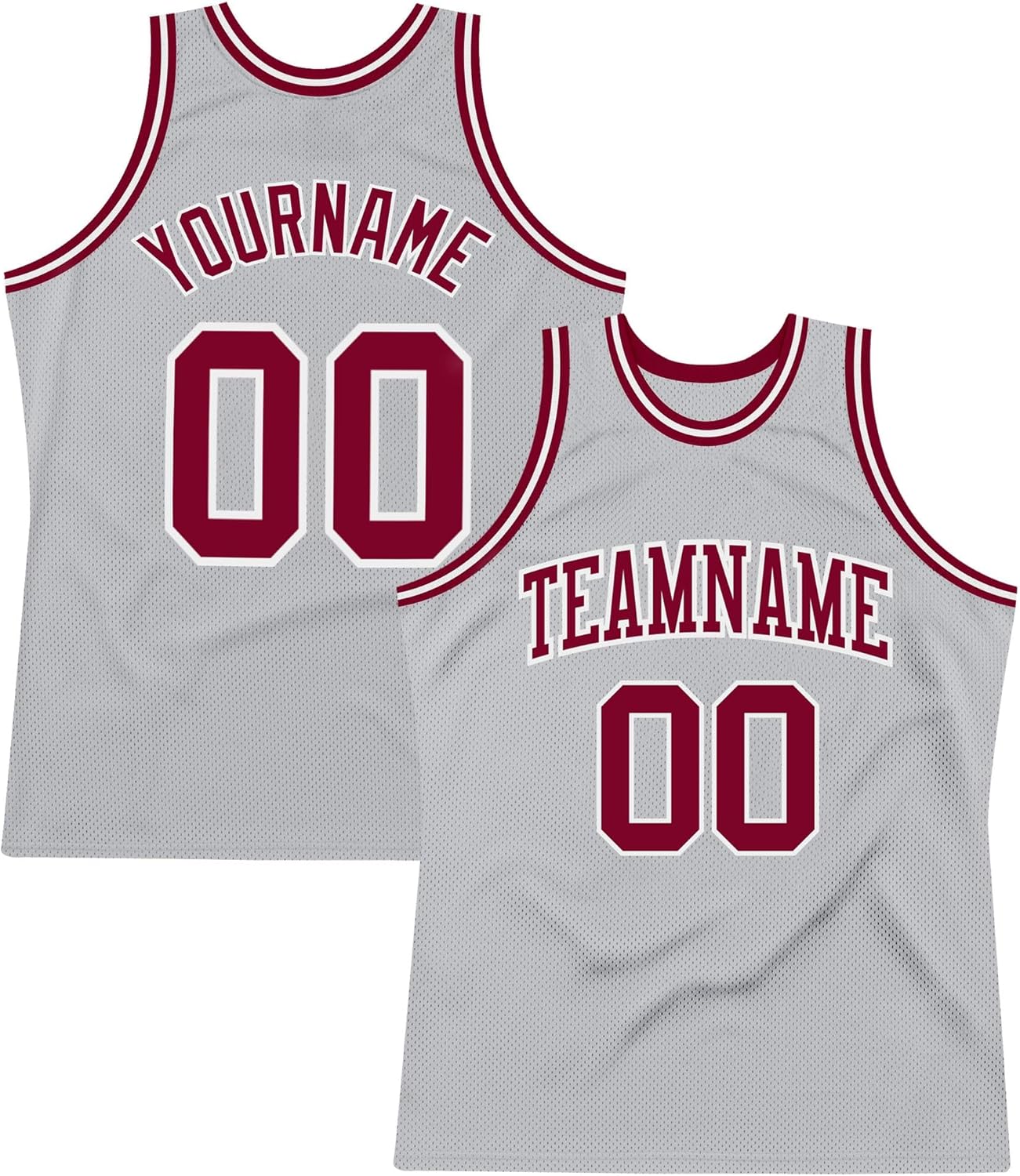 Custom Name Team Name Number Gray Royal-Gold Authentic Throwback Basketball Jersey, Personalized Basketball Jersey - Image 14
