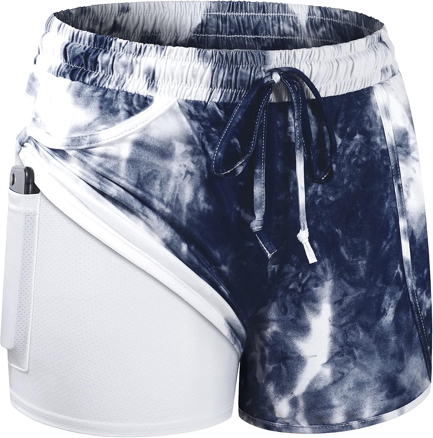 BLEVONH Women Yoga Running Shorts 2 in 1 Workout Athletic Shorts with Pockets S-3XL - Image 9