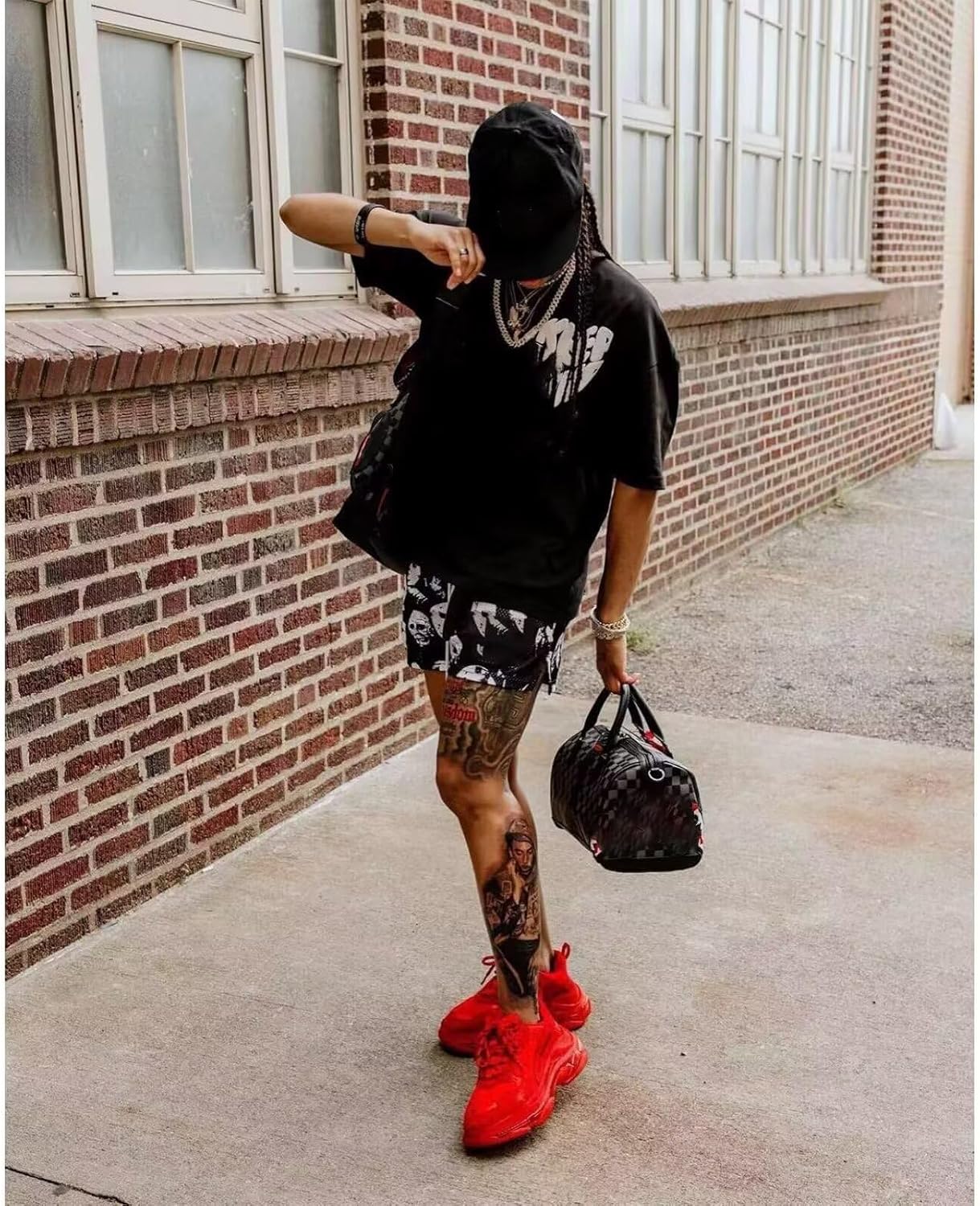 Men’s Mesh Basketball Shorts Camo Print Breathable Athletic Shorts Running Gym Outdoor Casual Wear - Image 5