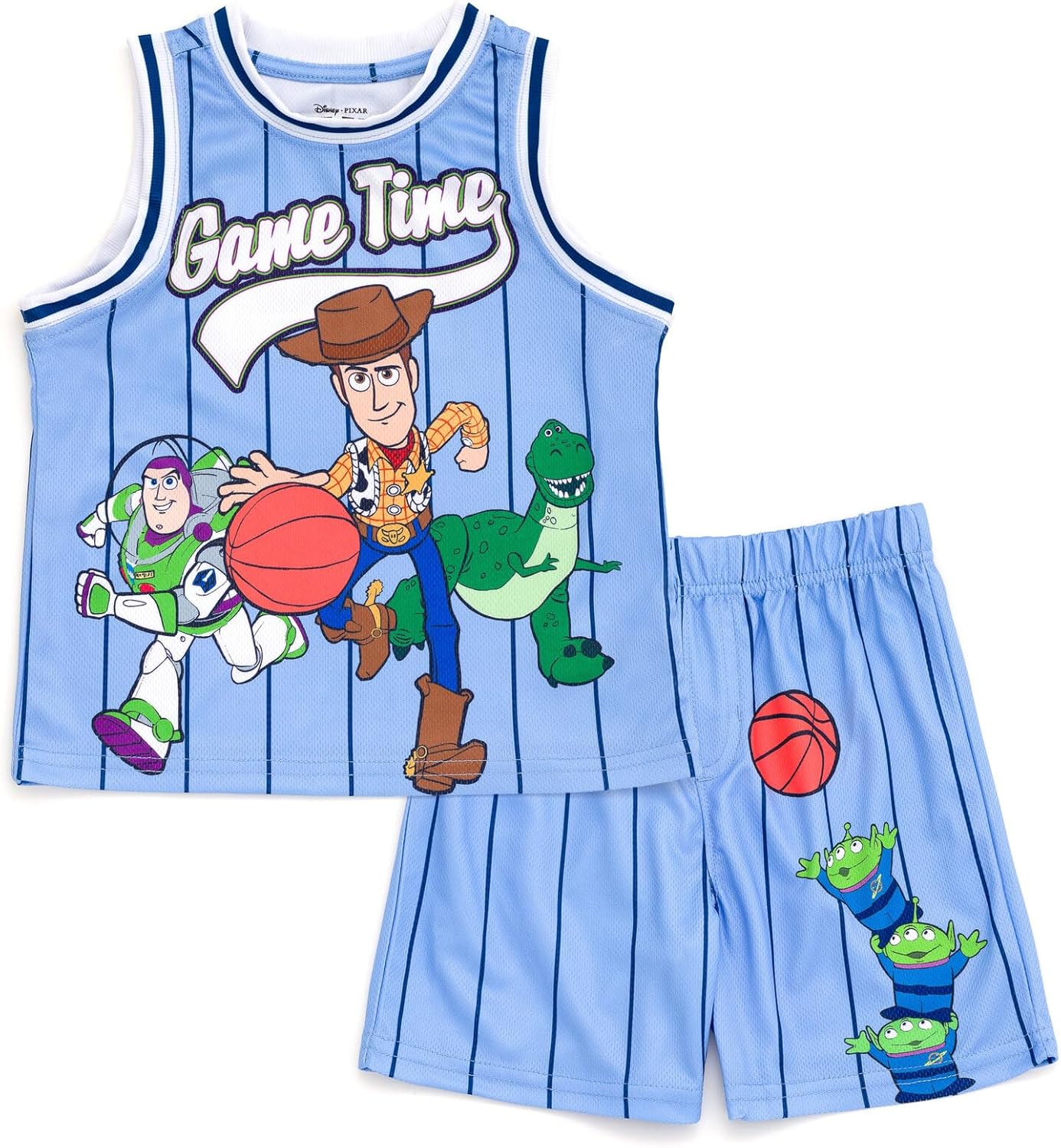 Disney Boys' Basketball Jersey & Shorts Set – Athletic Outfit for Toddlers & Big Kids (2T-10/12) - Image 7
