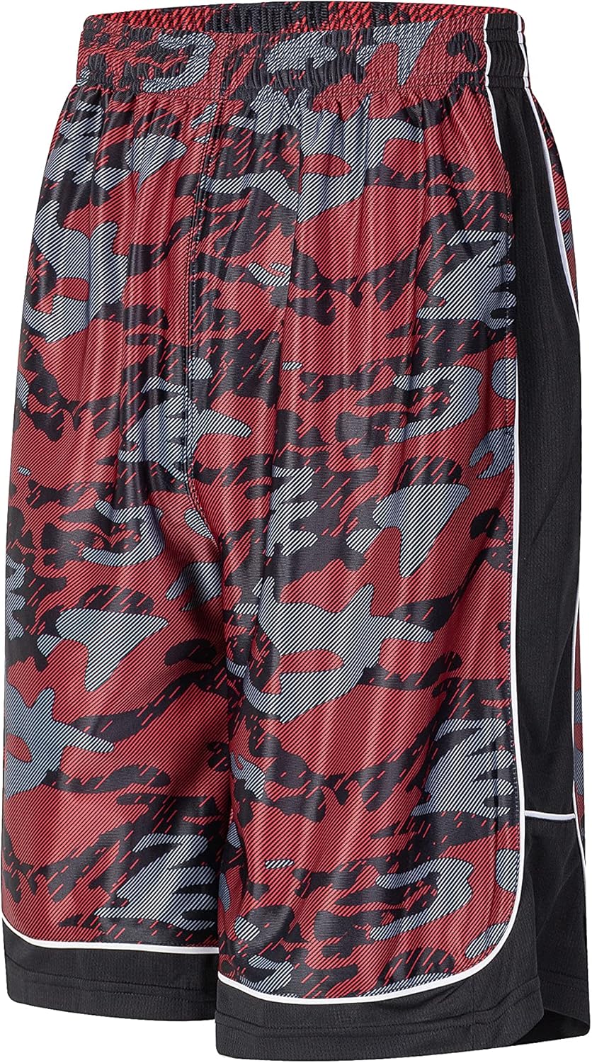 Men's Long Athletic Shorts Basketball Gym Quick Dry Camo Shorts with Pockets - Image 9