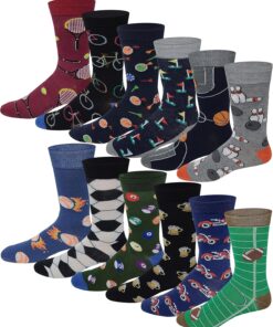 Different Touch Men Colorful Fashion Design Dress socks 10-13