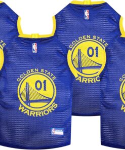 Pets First NBA Golden State Warriors Dog Jersey, X-Large - Tank Top Basketball Pet Jersey (Pack of 4)