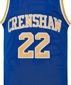 Mens McCall #22 Wright #32 Love and Basketball Moive Crenshaw Basketball Jersey