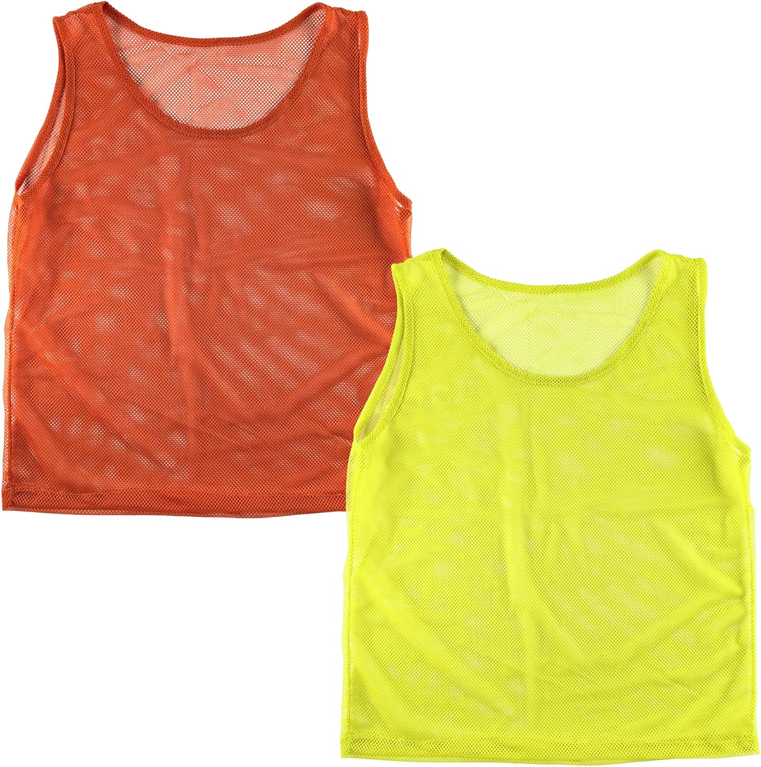 Super Z Outlet 12 Pinnies Scrimmage Vests Team Practice Jersey for Child Youth Teen Lightweight - Image 6