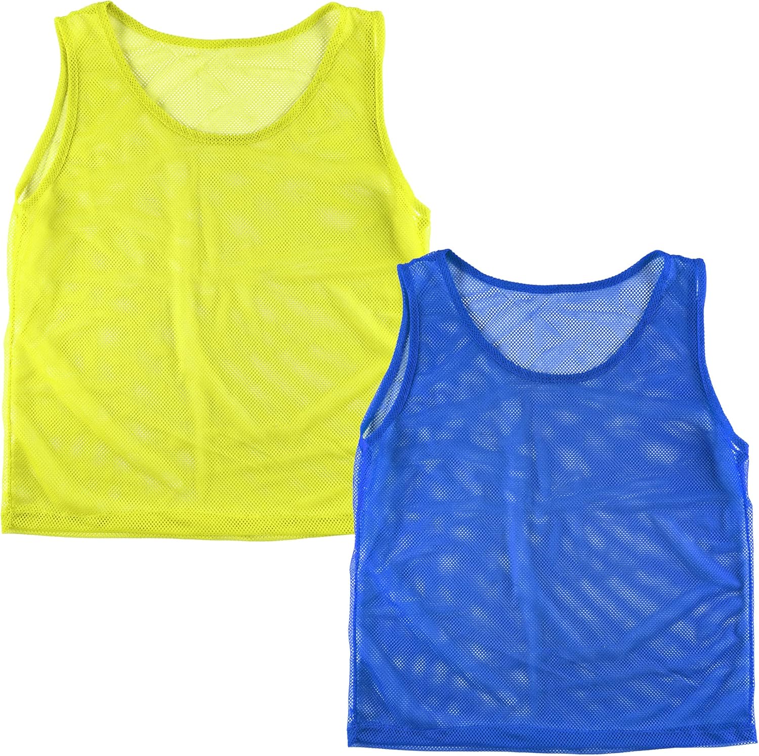 Super Z Outlet 12 Pinnies Scrimmage Vests Team Practice Jersey for Child Youth Teen Lightweight - Image 2