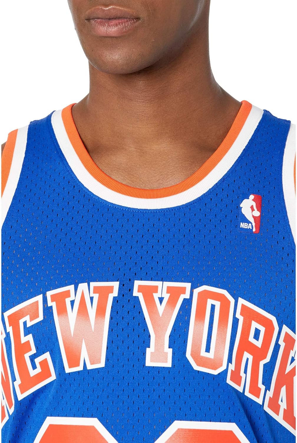 New York Knicks Patrick Ewing 1991 Road Swingman Jersey - Image 6