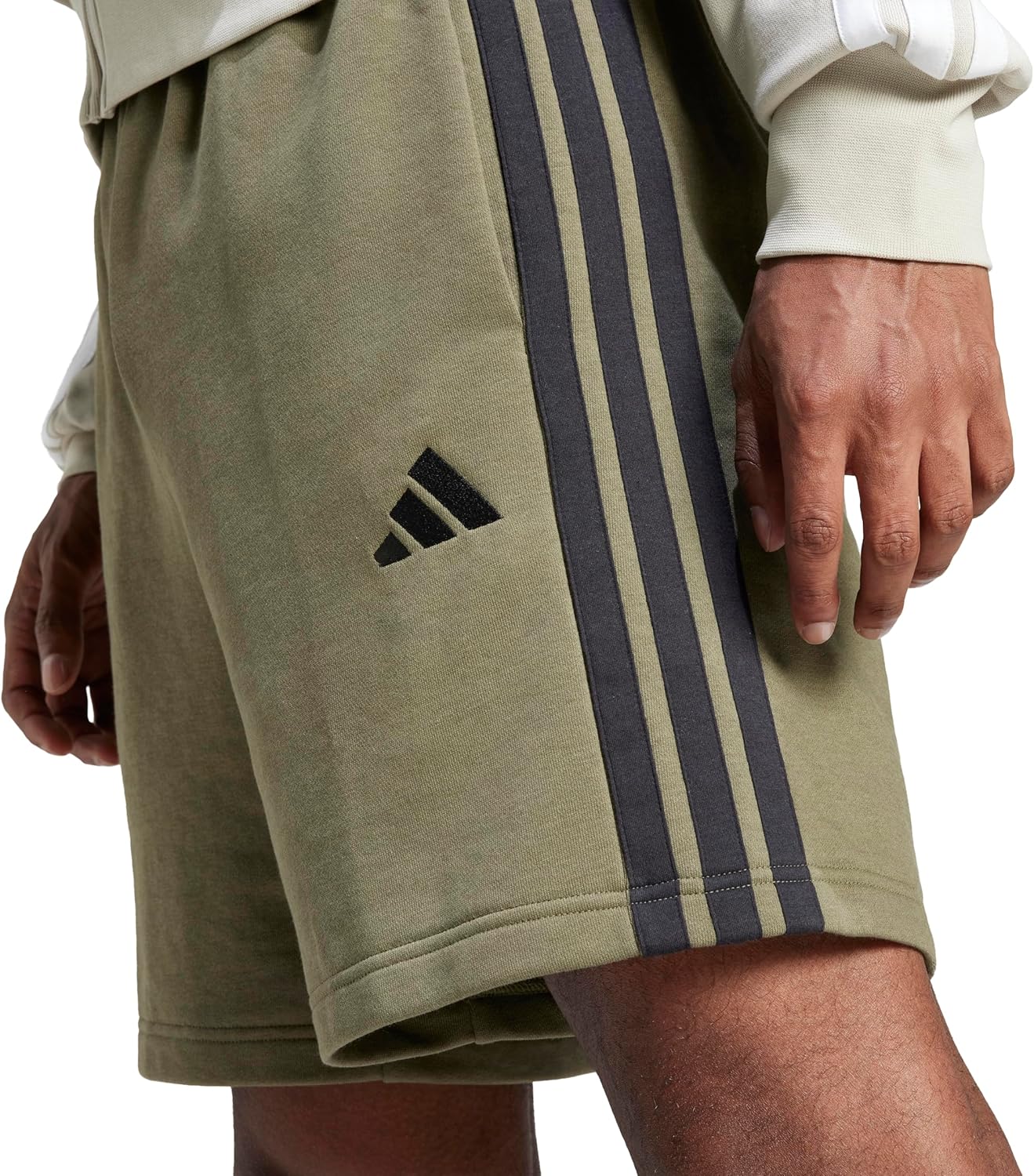 Adidas Men's Essentials 3-Stripes French Terry 7-inch Shorts - Image 4