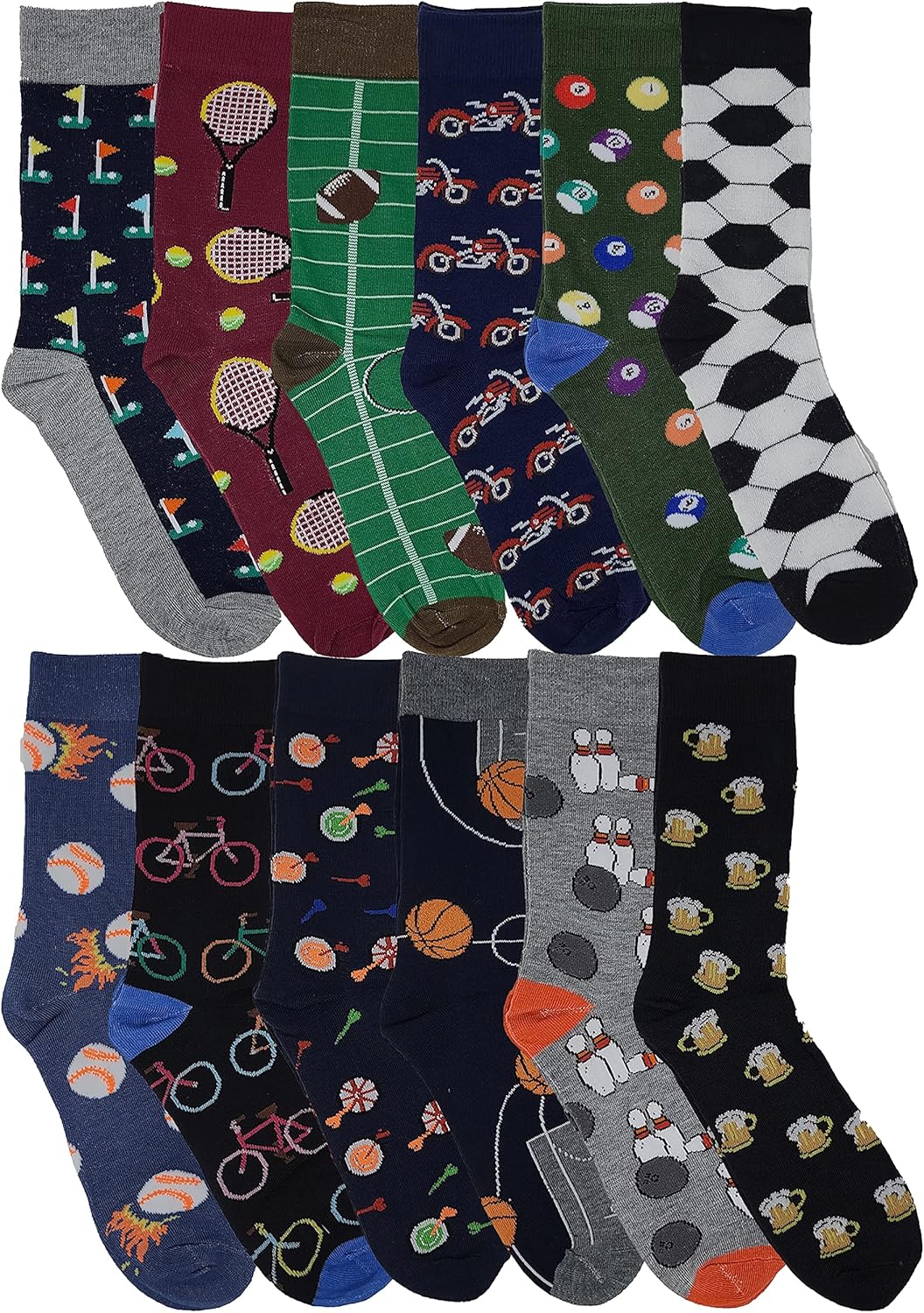 Different Touch Men Colorful Fashion Design Dress socks 10-13 - Image 3