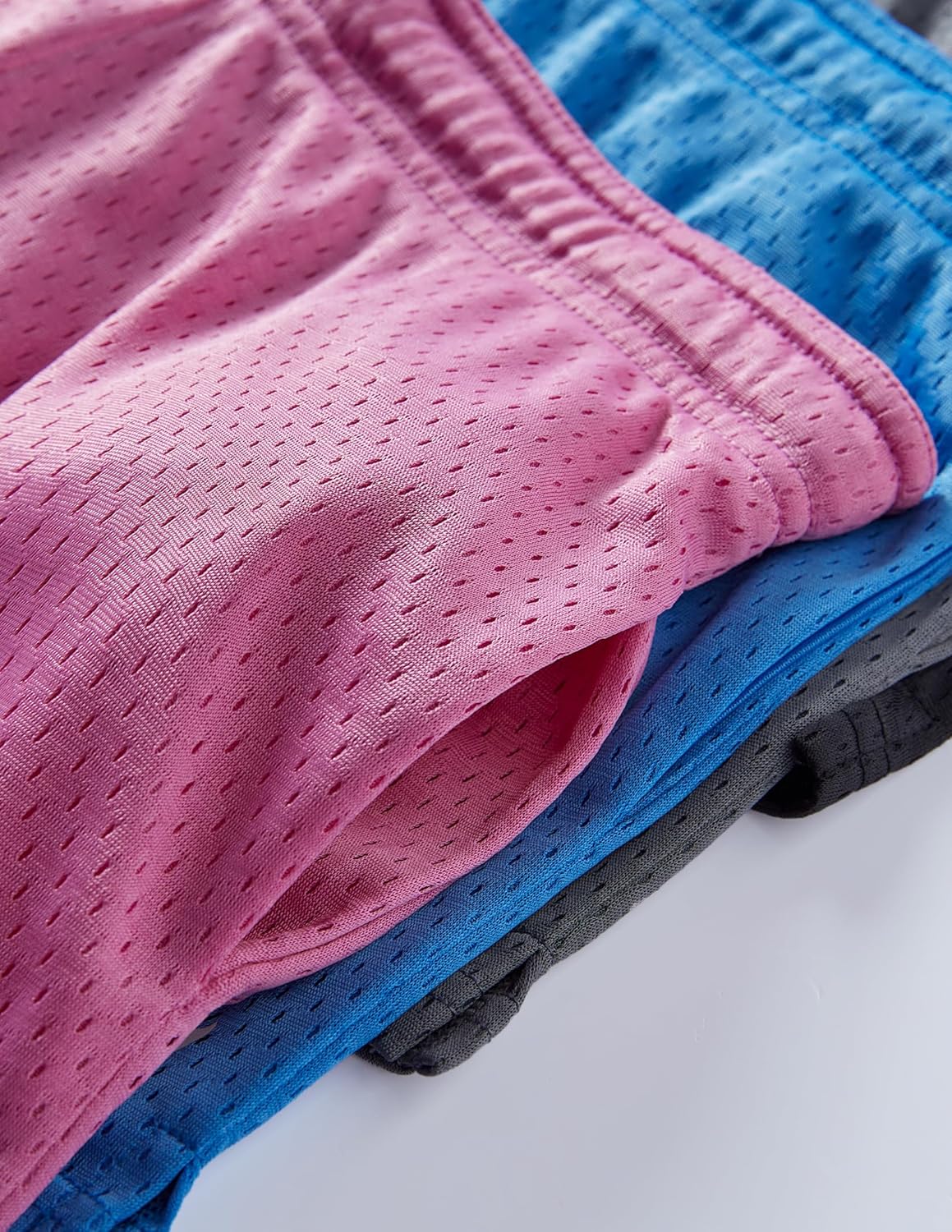 Liberty Pro 4 Pack: Girls Airy Mesh Active Athletic Sport Shorts, Youth Running Performance Clothes with Pockets - Image 6