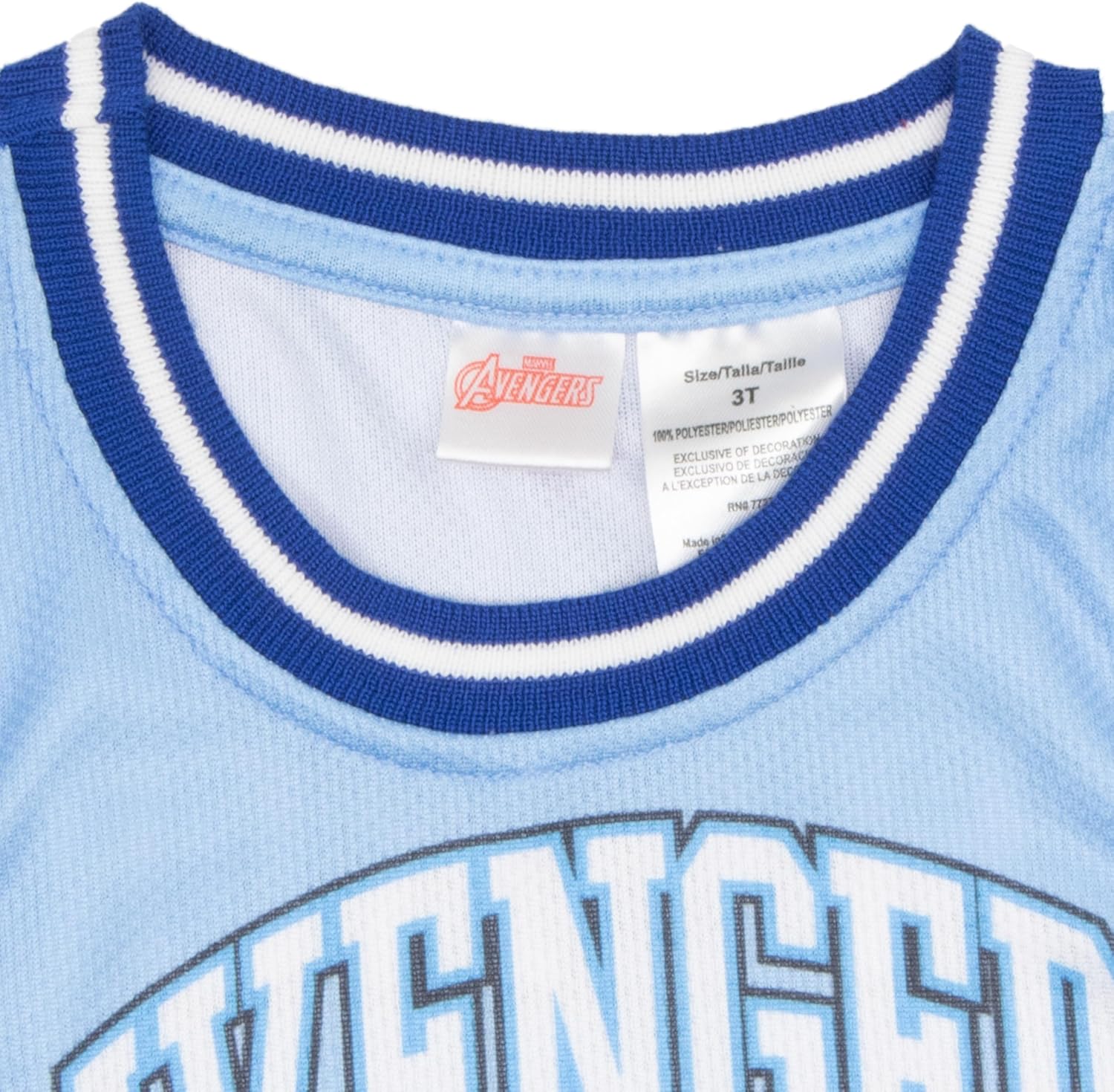 Marvel Avengers, Spider-Man Boys Basketball Jersey & Shorts Matching Set, 2-Piece Superhero Sports Outfit for Kids - Image 4