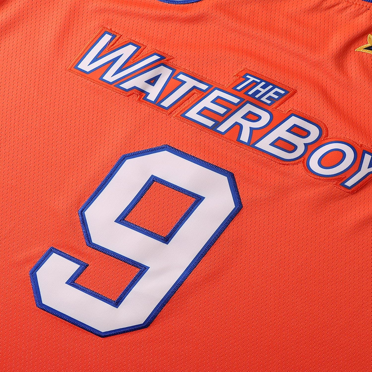 Bobby Boucher Basketball Jersey,9 The Waterboy Sandler Mud Dogs Bourbon Bowl 50th Anniversary Movie Basketball Jersey - Image 5