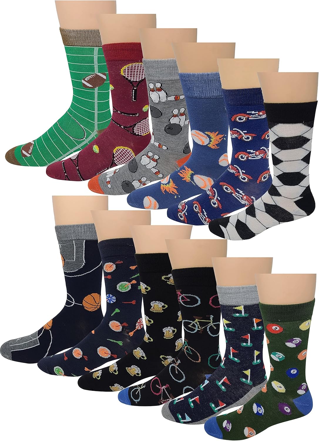 Different Touch Men Colorful Fashion Design Dress socks 10-13 - Image 5