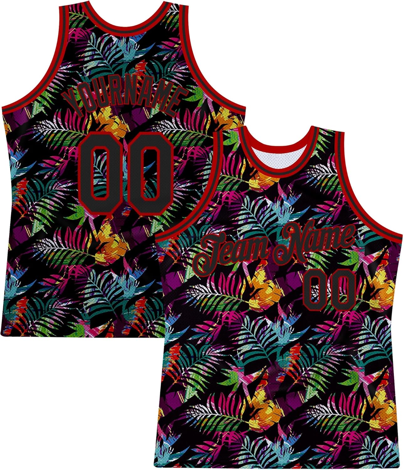 Custom Name Team Name Number Black Royal-Orange Authentic Throwback Basketball Jersey, Personalized Uniform Basketball Shirt - Image 13