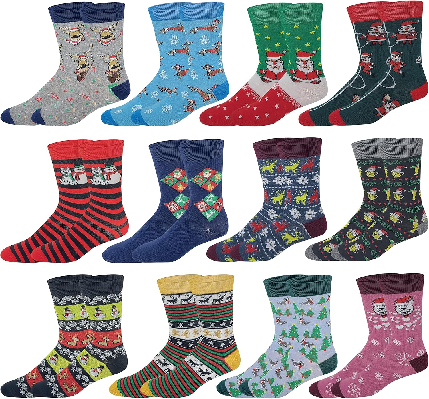 Different Touch Men Colorful Fashion Design Dress socks 10-13 - Image 13