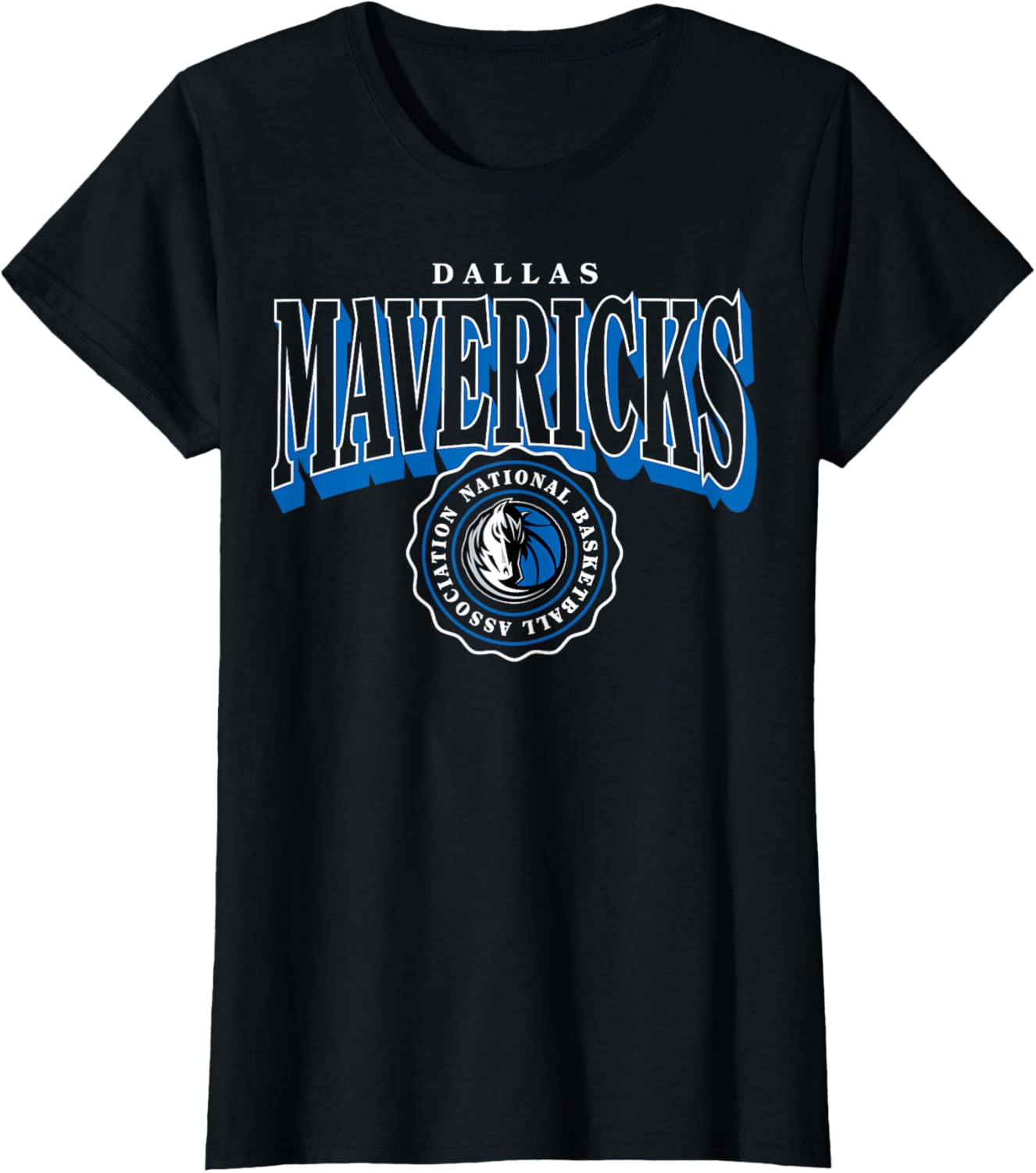 NBA - Dallas Mavericks Arched Crest T-Shirt - Image 4