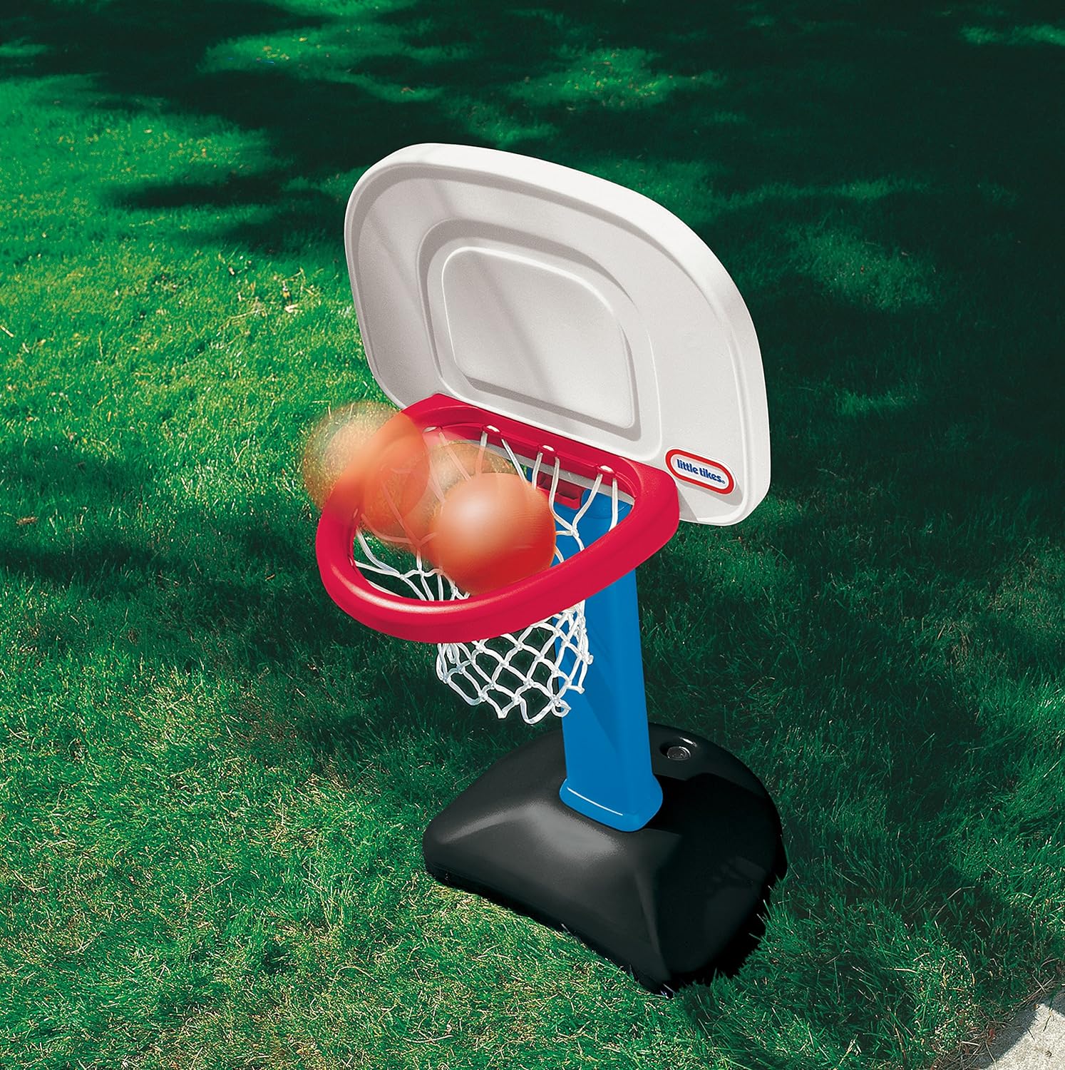 Little Tikes Easy Score Basketball Set, Blue, 3 Balls - Amazon Exclusive, 23.75 x 22 x 61 inches - Image 2