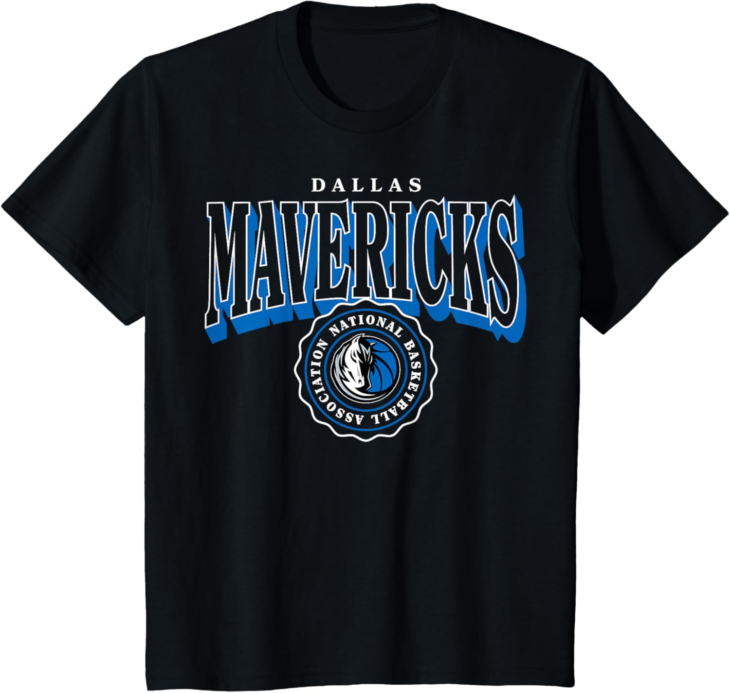 NBA - Dallas Mavericks Arched Crest T-Shirt - Image 3