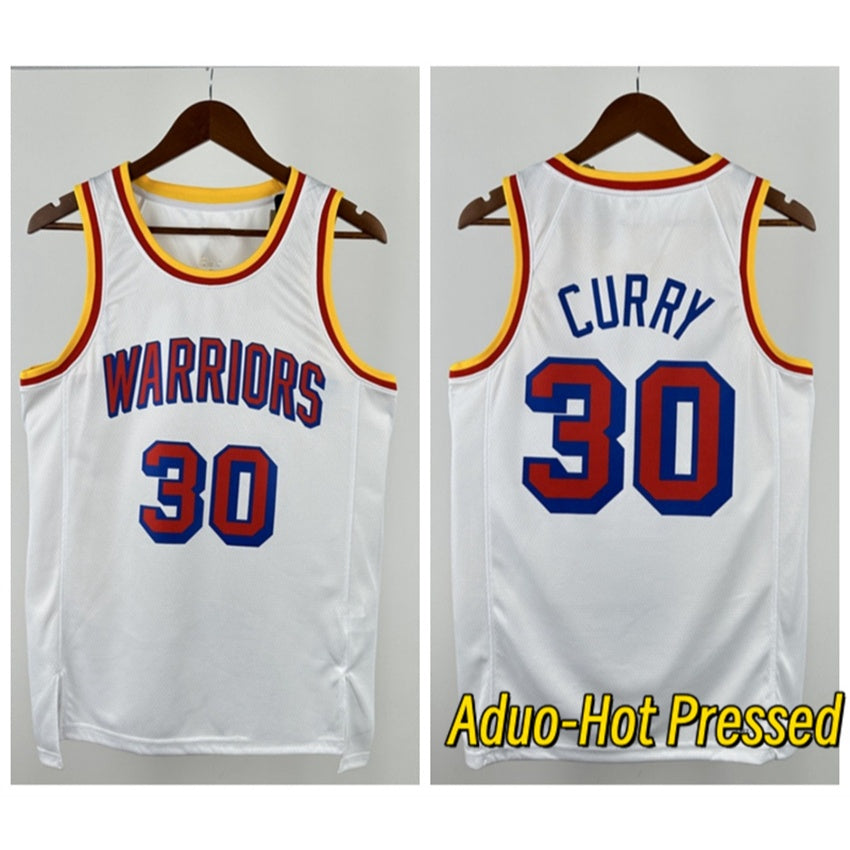 75th Anniversary NBA Golden State Warriors # 30 Stephen Curry Icon Edition basketball Hot pressed jerseys - Image 9