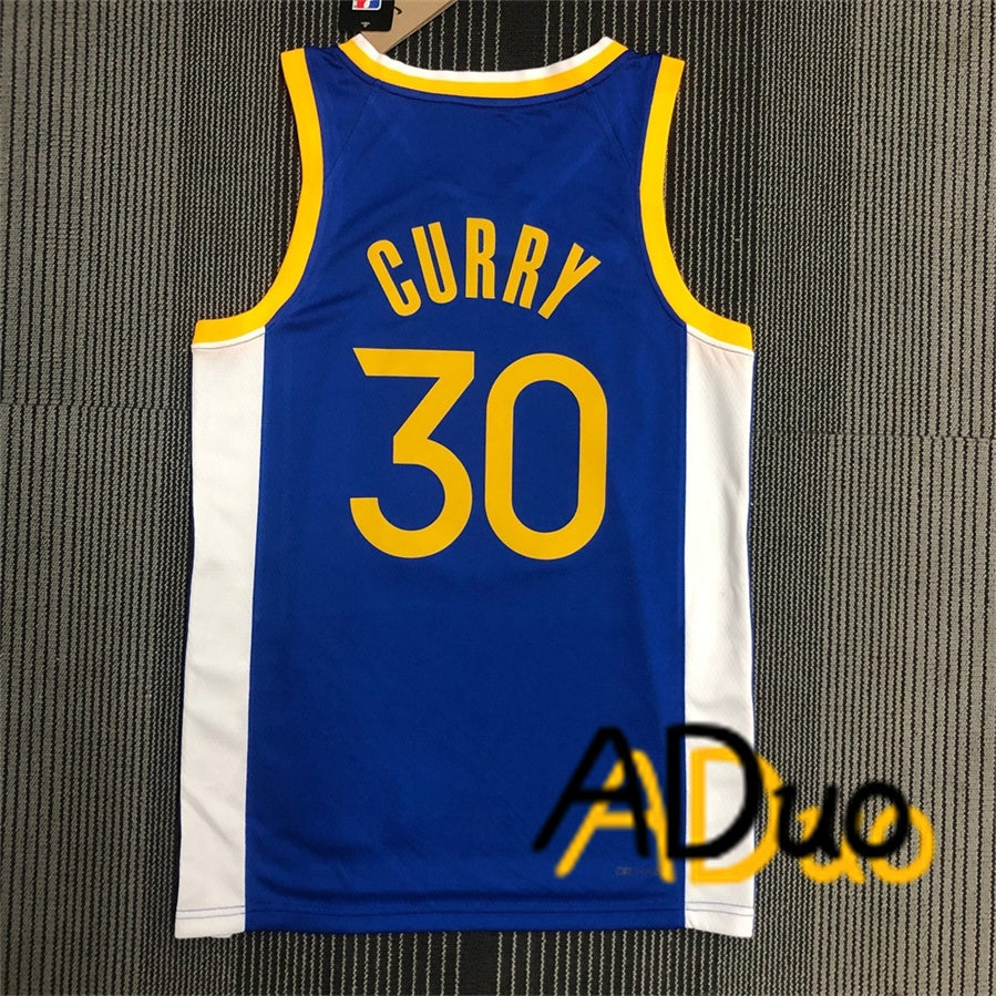 75th Anniversary NBA Golden State Warriors # 30 Stephen Curry Icon Edition basketball Hot pressed jerseys - Image 2