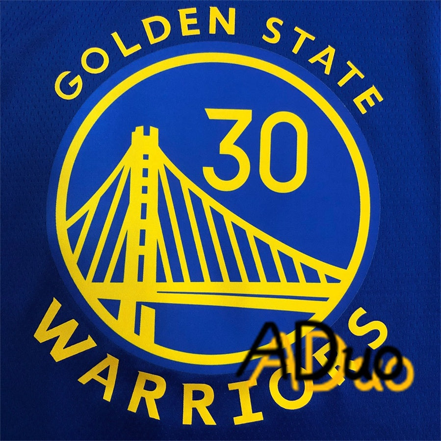 75th Anniversary NBA Golden State Warriors # 30 Stephen Curry Icon Edition basketball Hot pressed jerseys - Image 4