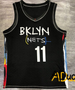 Hot Pressed Men's Brooklyn Nets #11 Kyrie Irving 2022-23 Swingman City Edition basketball NBA Jersey
