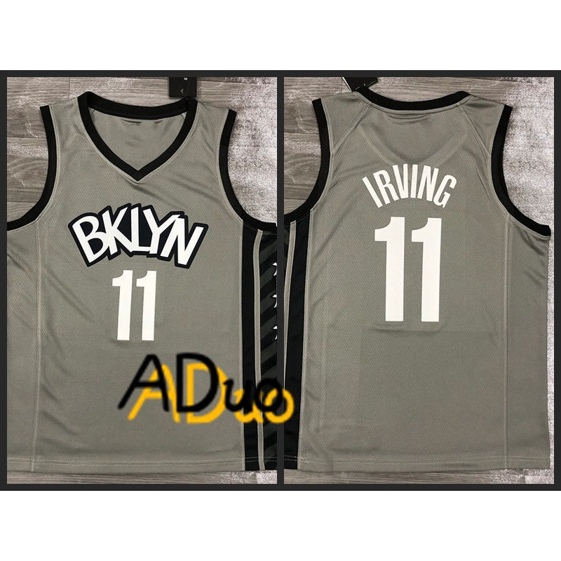 Hot Pressed Men's Brooklyn Nets #11 Kyrie Irving 2022-23 Swingman City Edition basketball NBA Jersey - Image 8