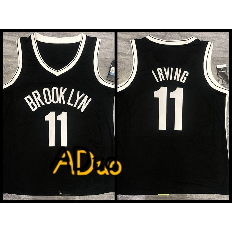 Hot Pressed Men's Brooklyn Nets #11 Kyrie Irving 2022-23 Swingman City Edition basketball NBA Jersey - Image 9