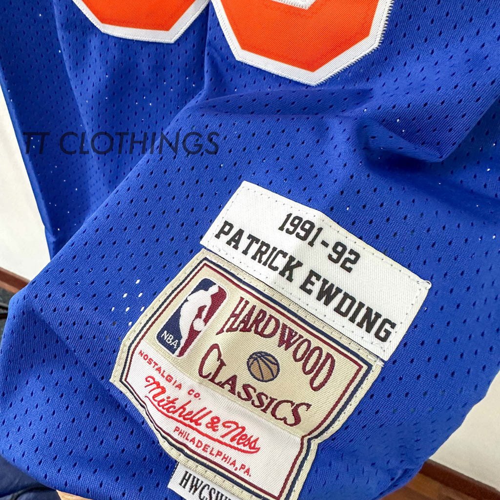 NBA Jersey Basketball Shirt Men Women Singlet Baju Lelaki New York KNICKS #33 EWING RETRO - Image 4